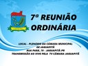 7ª Sessão Ordinária 22/03/2021 - 20:00h