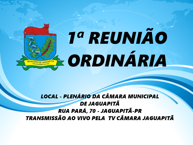 1ª Reunião Ordinária 05/02/2024 - 18:30h